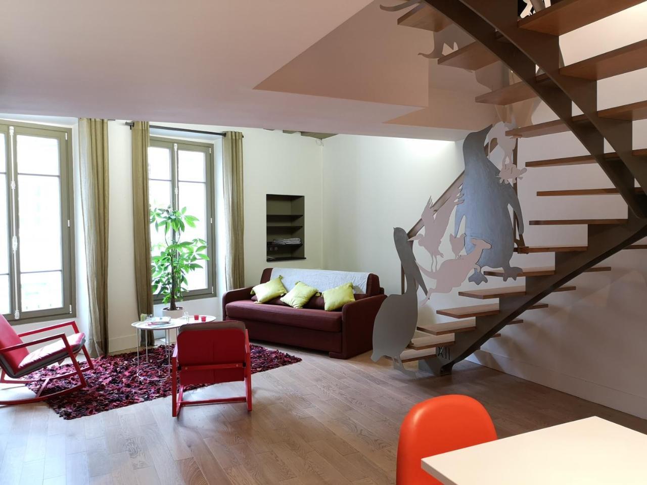 Beautiful Duplex In The Center Of Paris Appartement Buitenkant foto
