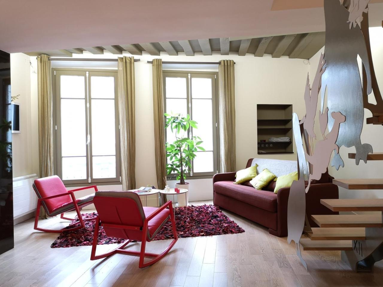 Beautiful Duplex In The Center Of Paris Appartement Buitenkant foto